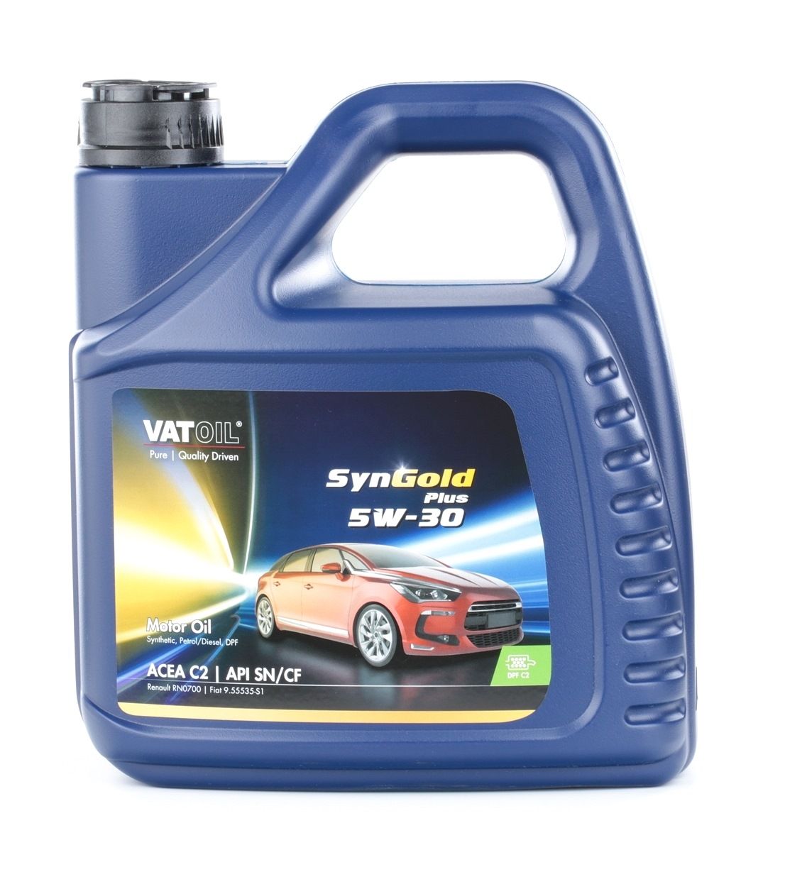 Buy Motor oil VATOIL petrol 50019 SynGold, Plus 5W-30, 4l, Synthetic Oil