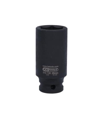 Pirkt 515.1126 KS TOOLS Atslēgas izmērs: 26,0, Piedziņas četrkanša izmēri: 12,5 (1/2")mm (collas), Seškantis Muciņa 515.1126 lēti