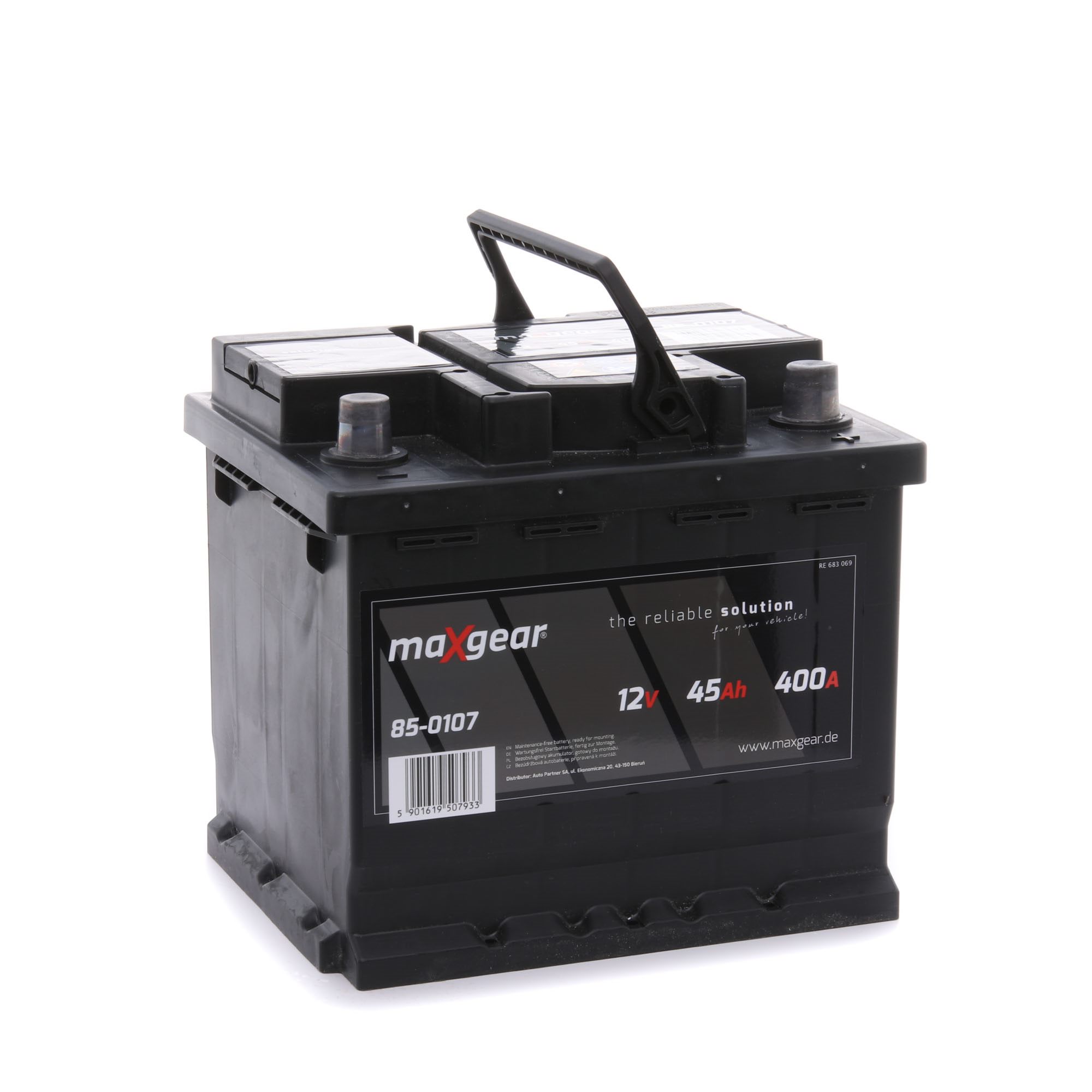 MAXGEAR 545 412 040 Battery 12V 45Ah 400A B13 Lead-acid battery