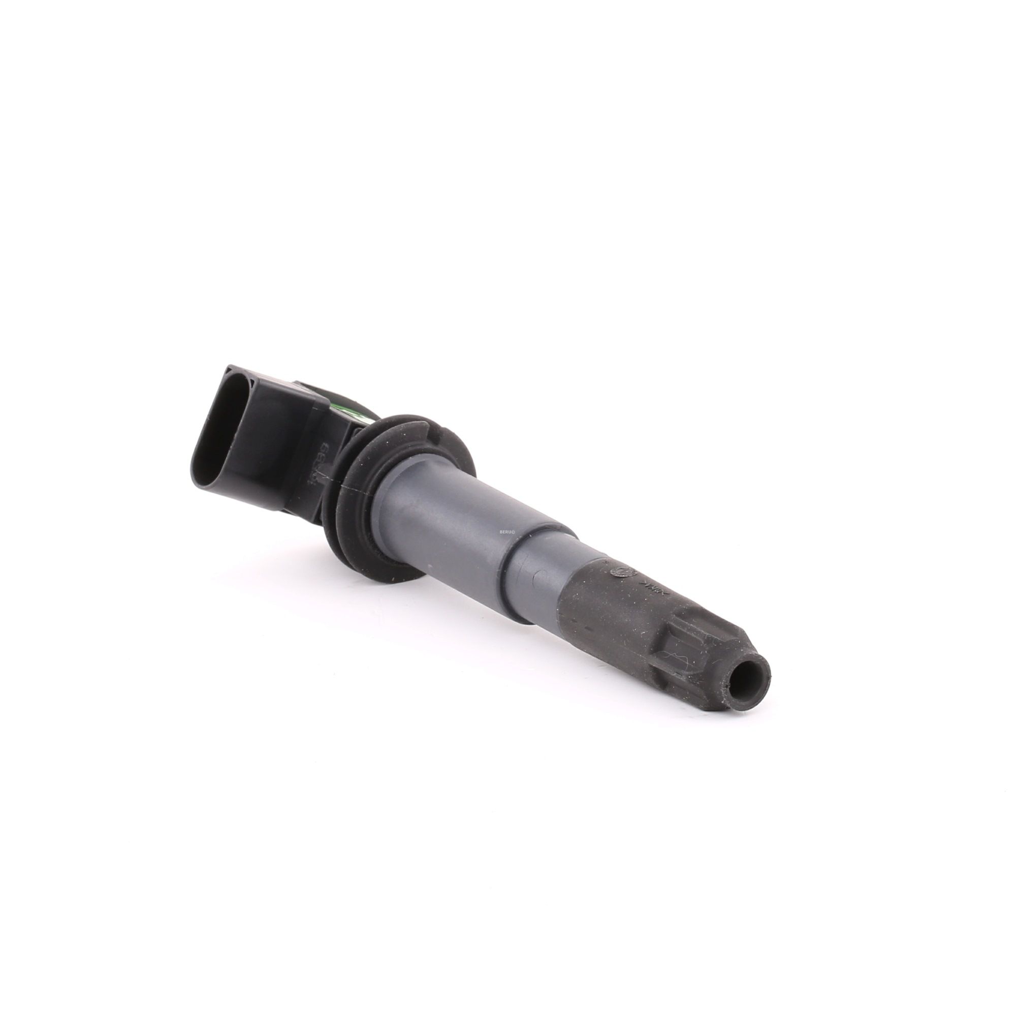 Ignition coil BERU 12V, Spark Spring, Number of connectors: 1, Connector Type SAE, incl. spark plug connector - ZSE012