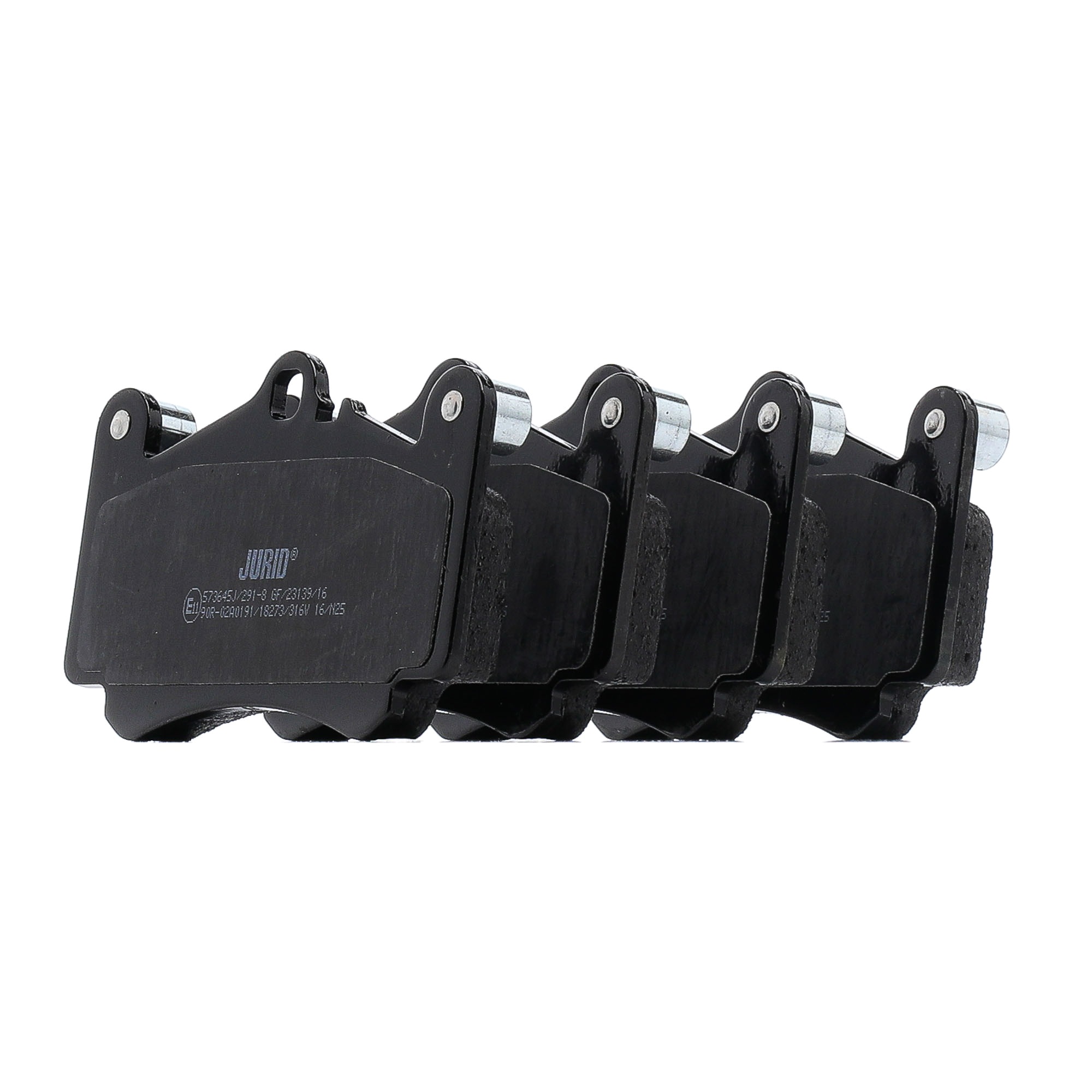 JURID 573645J Brake pad set prepared for wear warning indicator